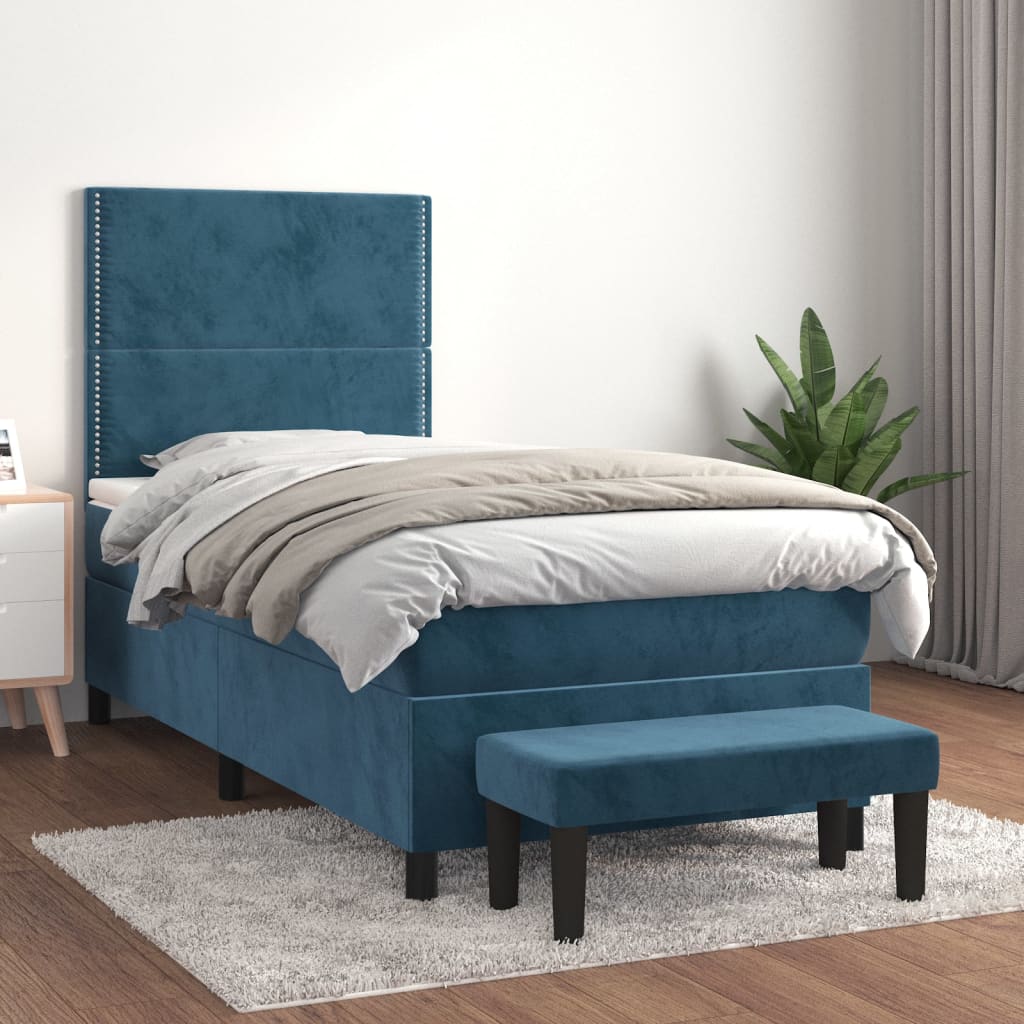 Sommier À Lattes De Lit Avec Matelas Velours