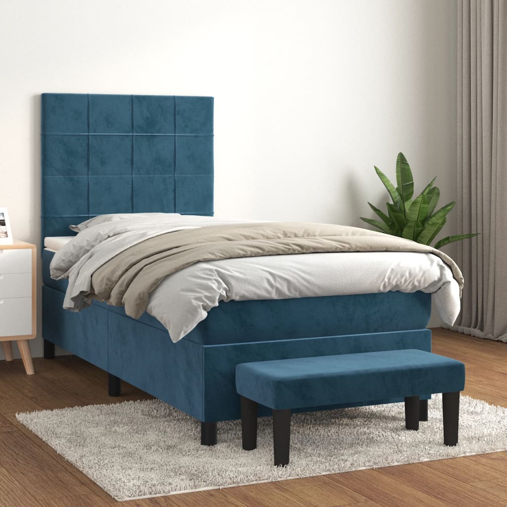 Sommier À Lattes De Lit Avec Matelas Velours