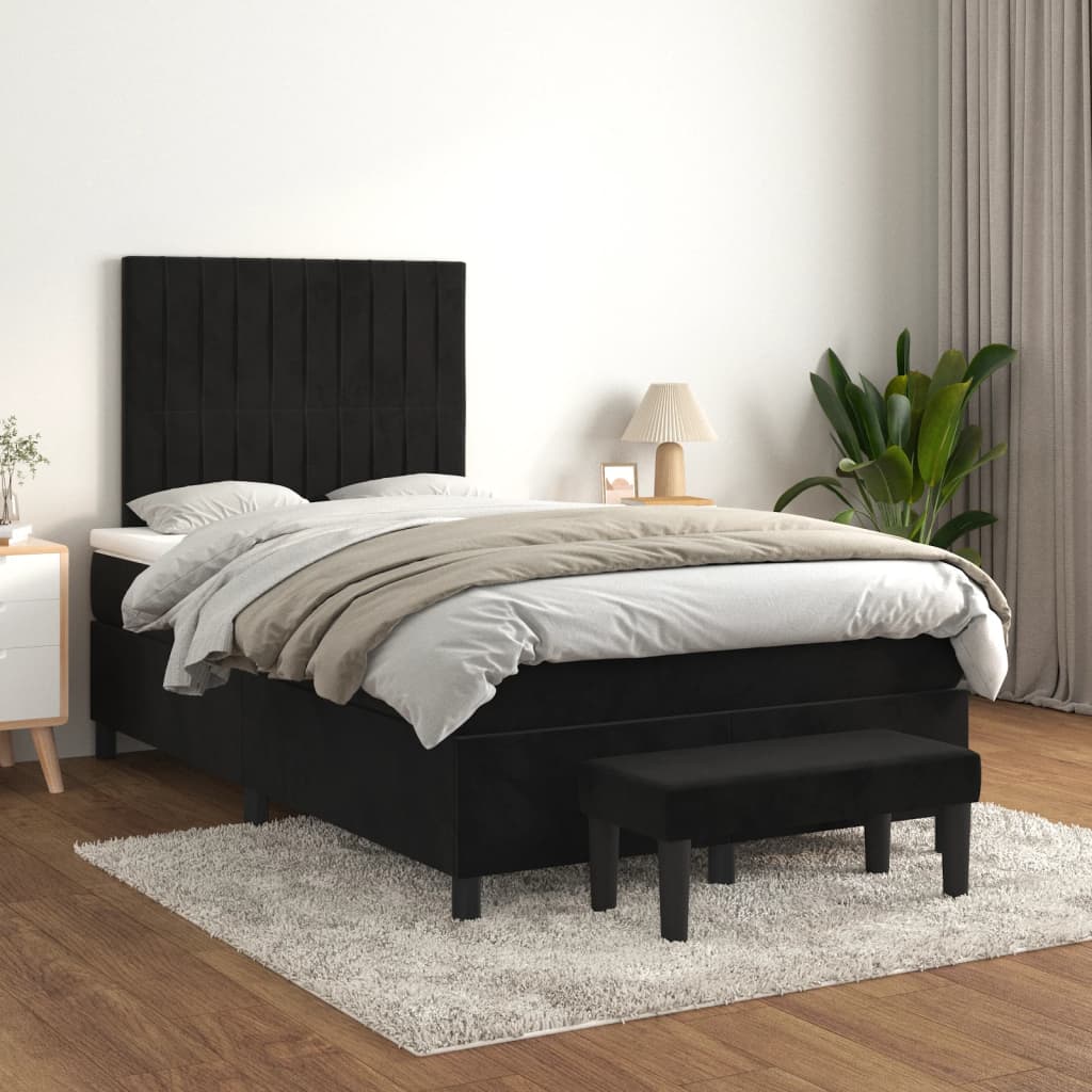 Sommier À Lattes De Lit Avec Matelas Velours