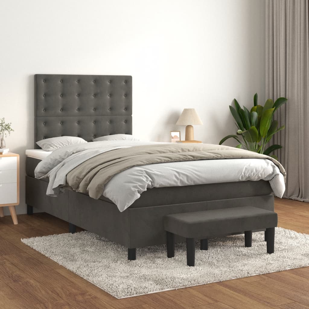 Sommier À Lattes De Lit Avec Matelas Velours