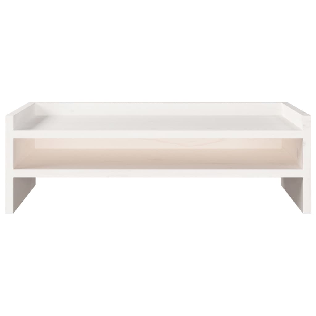 Support De Moniteur Bois De Pin Solide