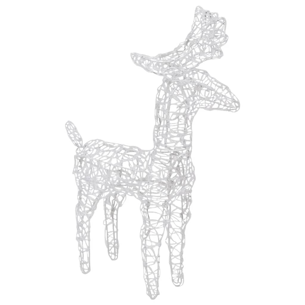 Rennes De Noël 6 Pcs 240 Led Acrylique