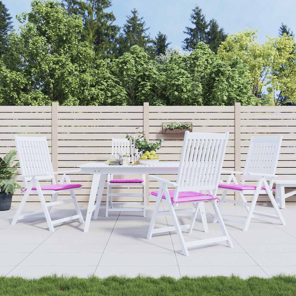 Coussins De Chaise De Jardin Lot De 6 Carreaux Rouges 40X40X3Cm