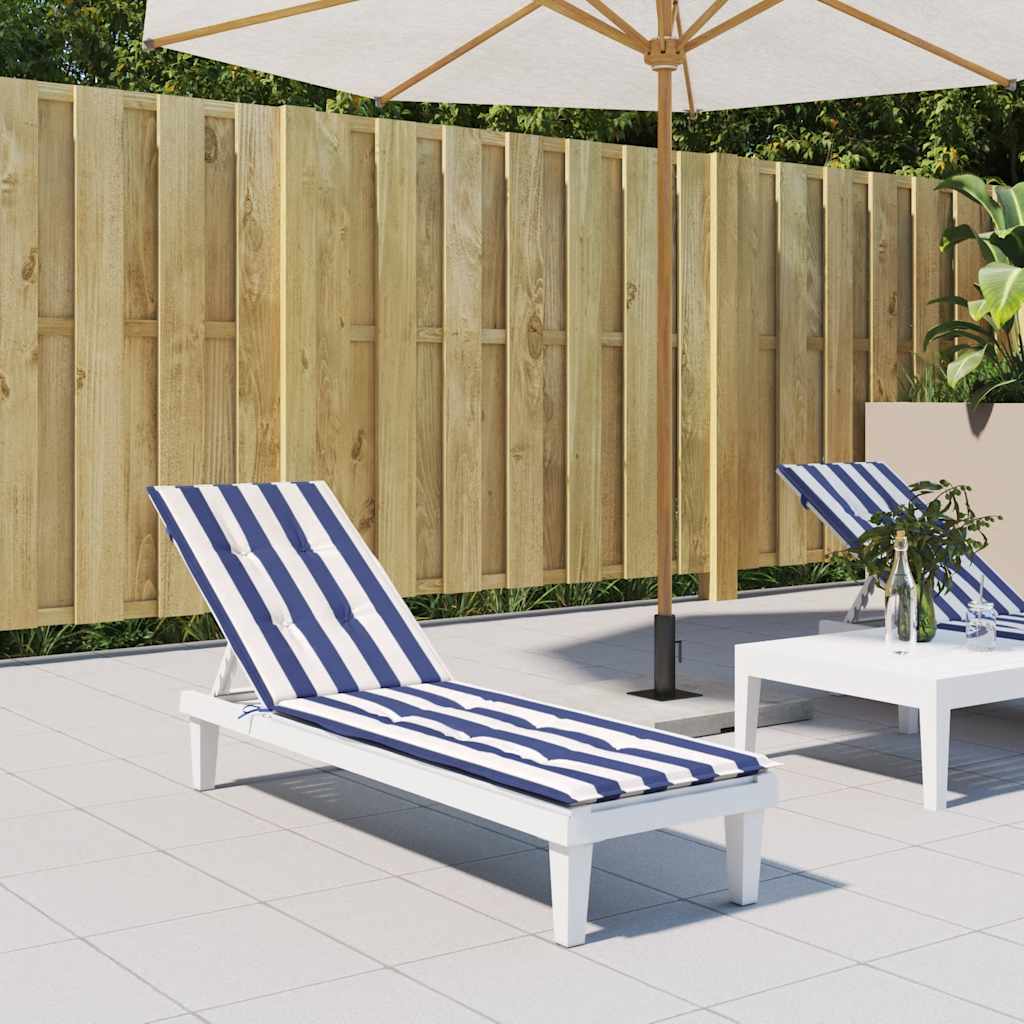 Coussin De Chaise De Terrasse Carreaux Rouge (75+105)X50X4 Cm