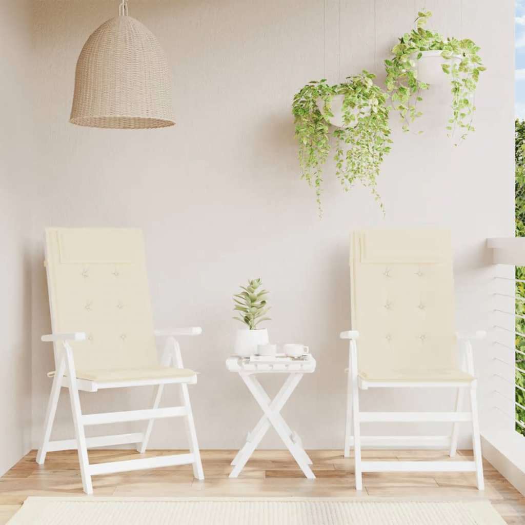 Coussins De Chaise À Dossier Haut Lot De 4