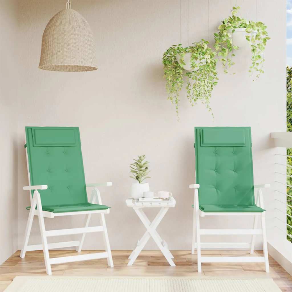 Coussins De Chaise À Dossier Haut Lot De 4