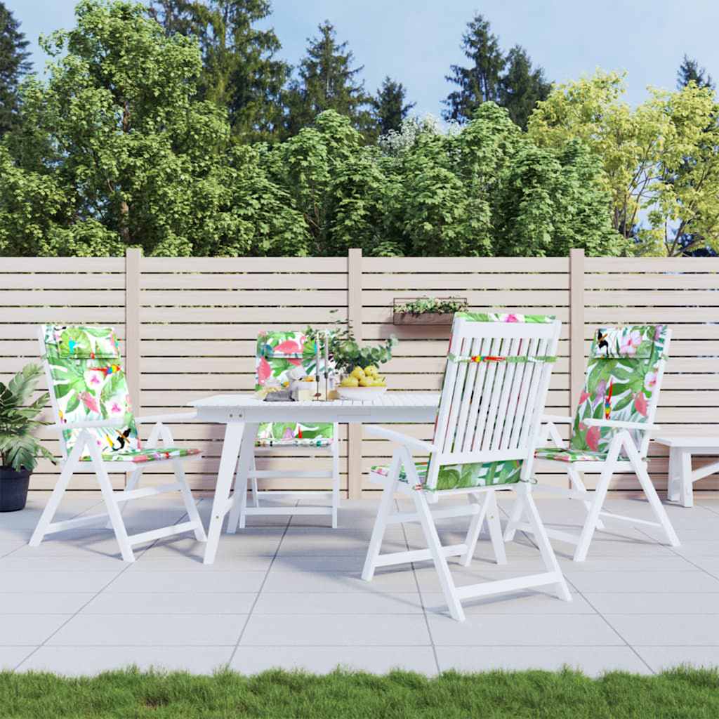 Coussins De Chaise À Dossier Haut Lot De 4