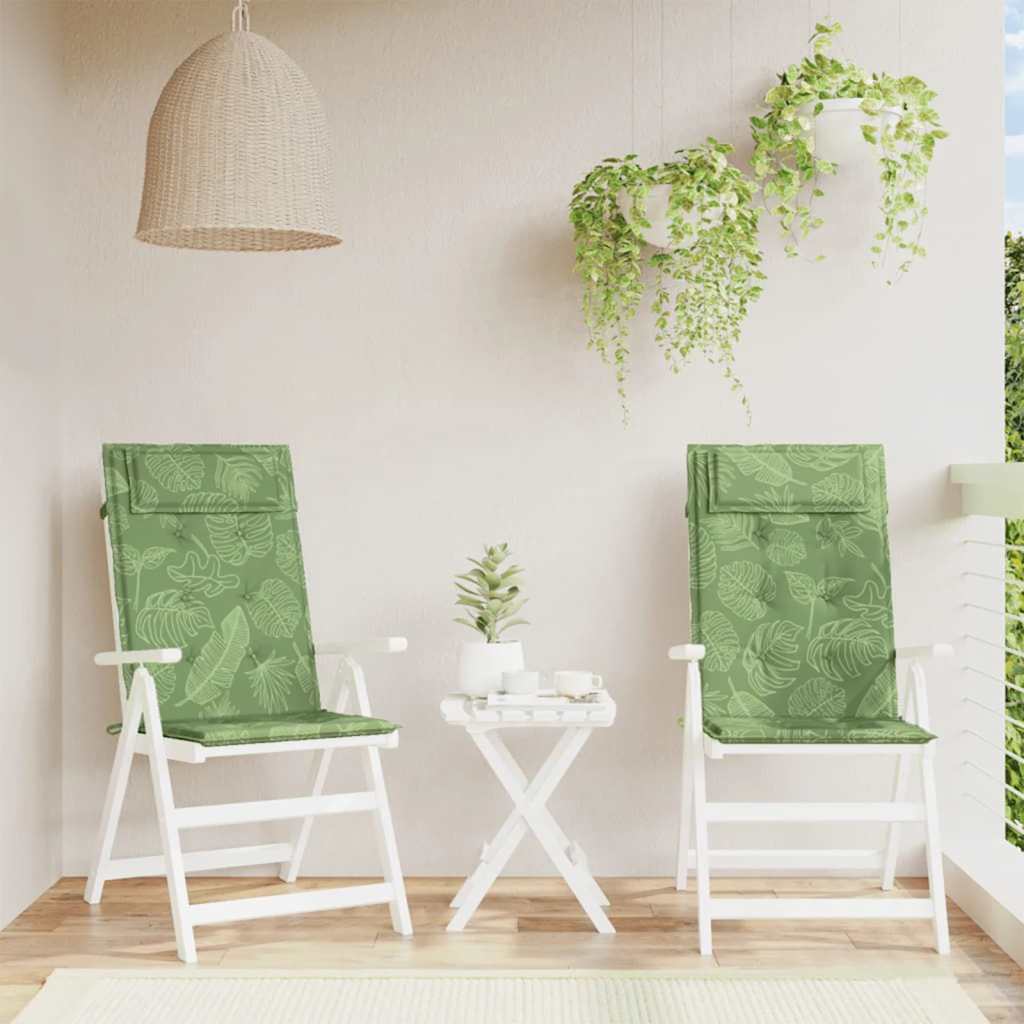 Coussins De Chaise À Dossier Haut Lot De 4