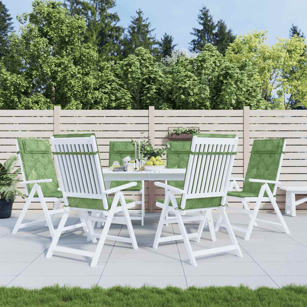 Coussins De Chaise À Dossier Haut Lot De 4