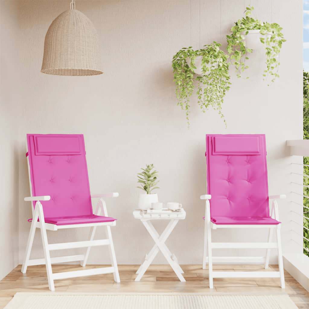Coussins De Chaise À Dossier Haut Lot De 4