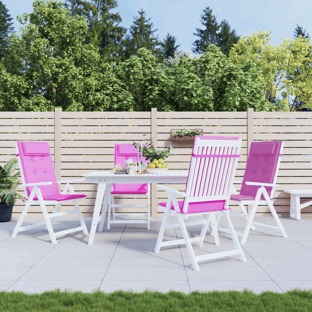 Coussins De Chaise À Dossier Haut Lot De 4