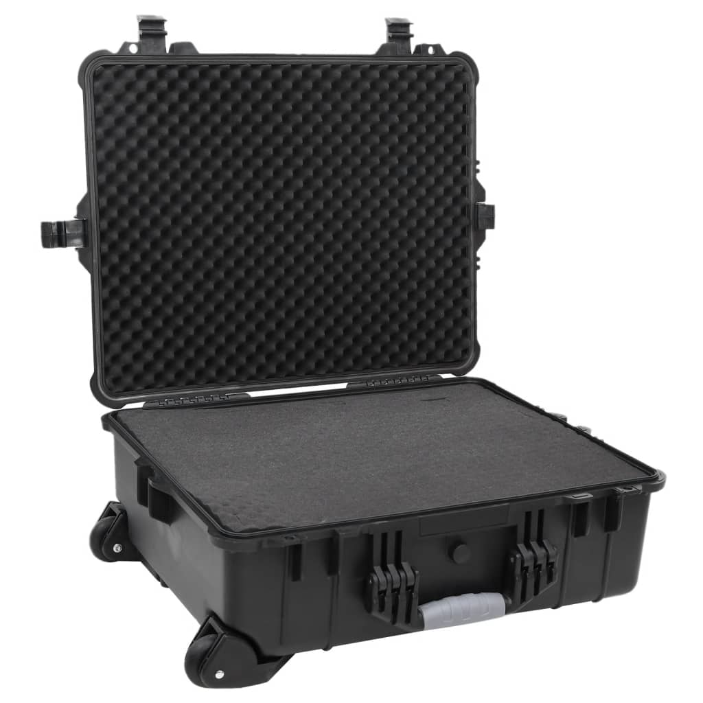 Valise De Vol À Roulettes Noir 63X50X23 Cm Pp