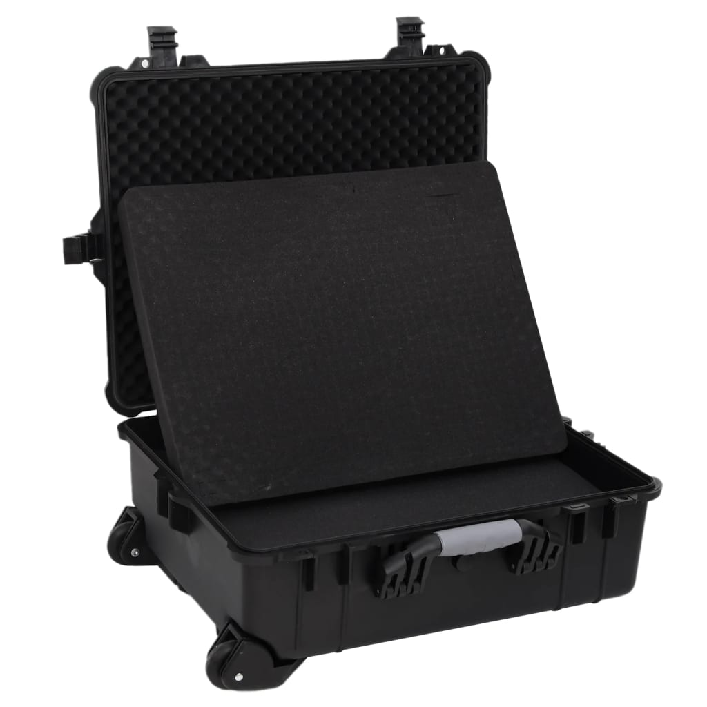 Valise De Vol À Roulettes Noir 63X50X23 Cm Pp