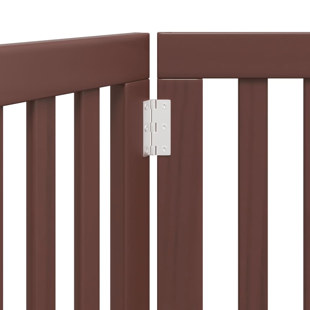 Barrière Pour Chien Pliable 3 Panneaux 150 Cm Bois De Peuplier