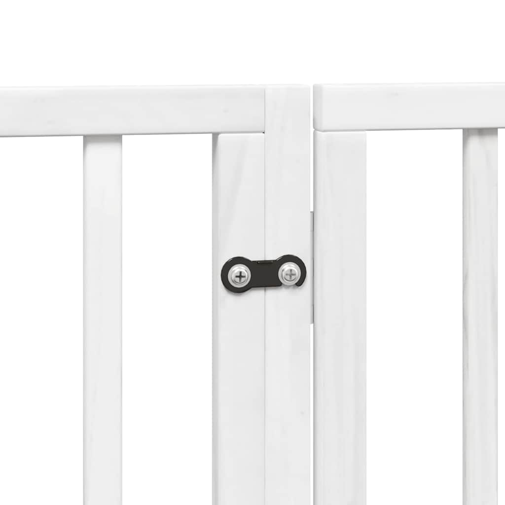 Barrière Pour Chien Porte Pliable 15 Panneaux Bois De Peuplier