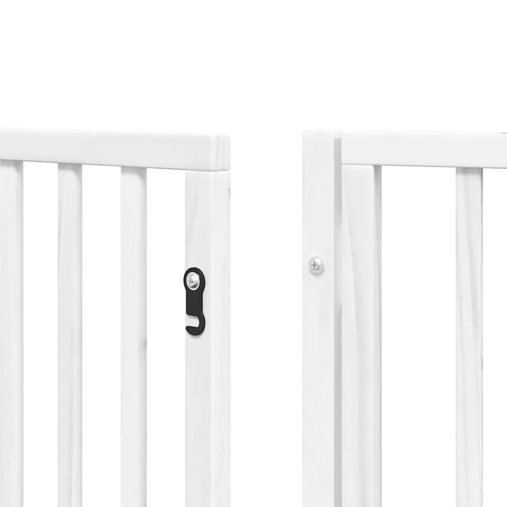Barrière Pour Chien Porte Pliable 15 Panneaux Bois De Peuplier