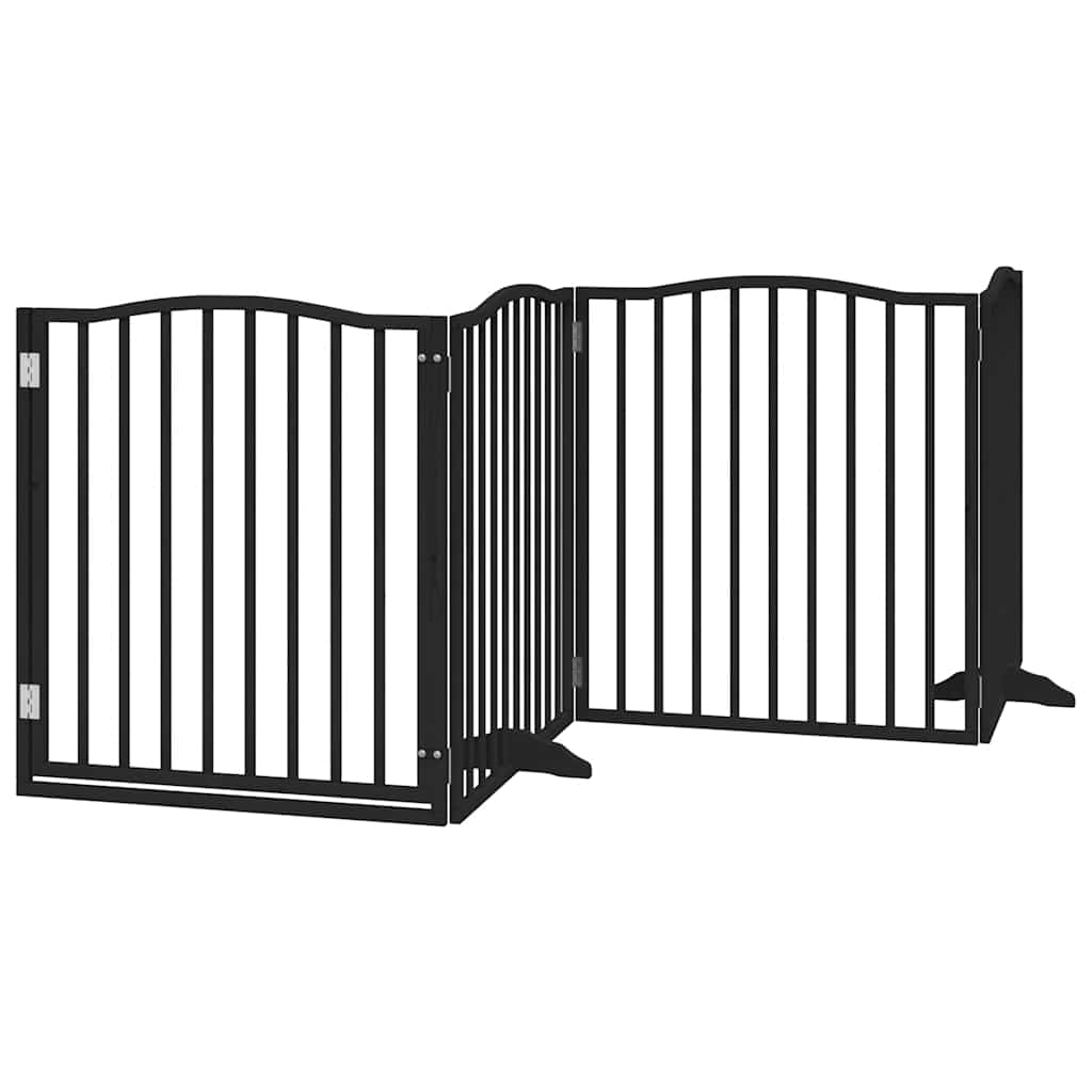 Barrière Pour Chien Porte Pliable 6 Panneaux Bois Peuplier
