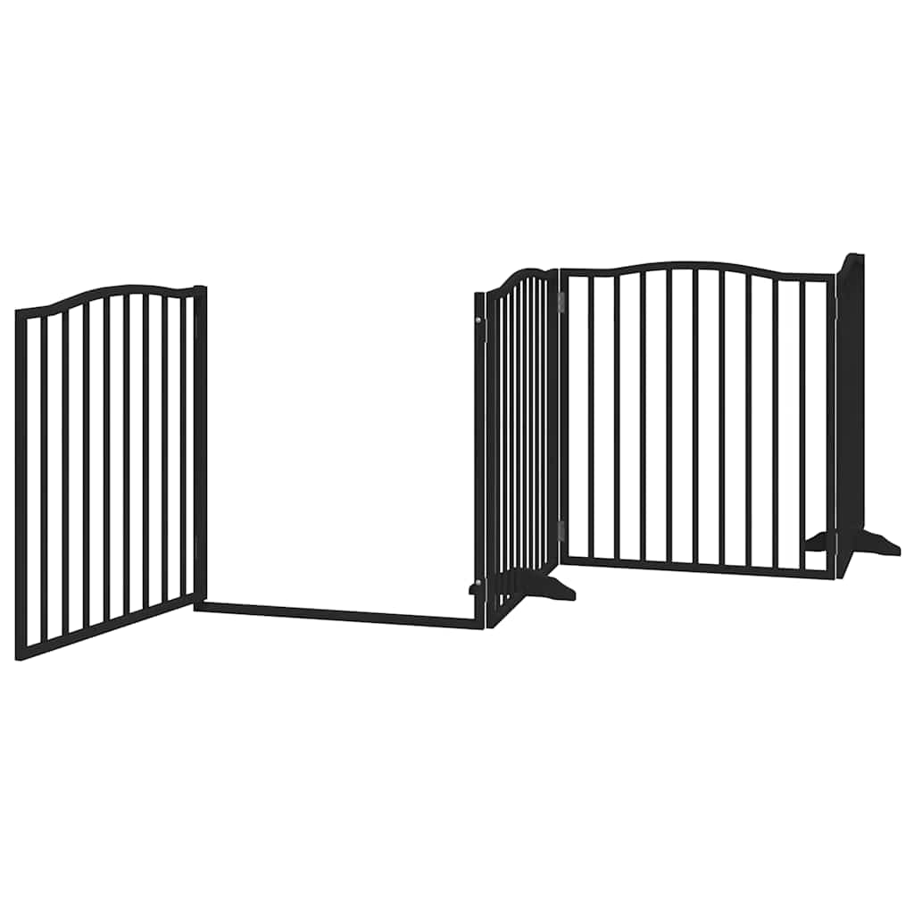 Barrière Pour Chien Porte Pliable 6 Panneaux Bois Peuplier