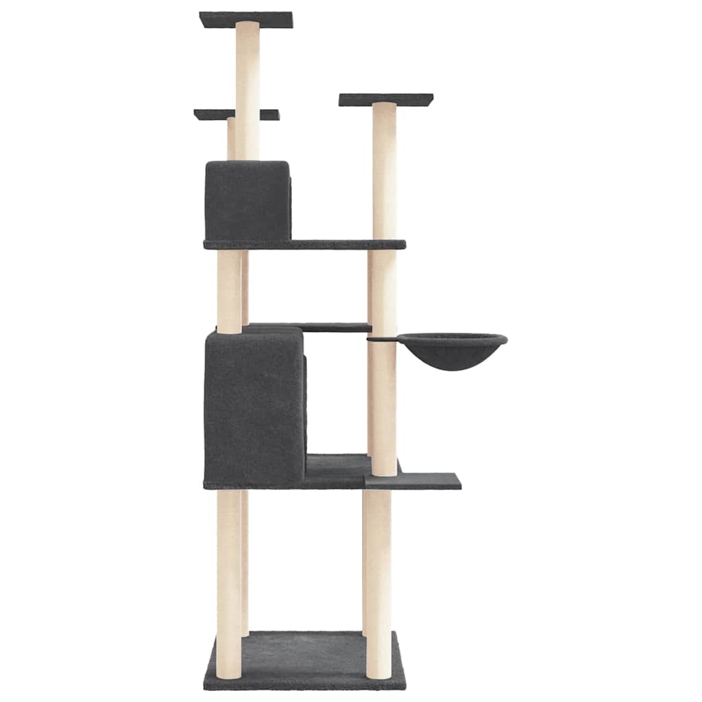 Arbre À Chat Avec Griffoirs En Sisal 166 Cm