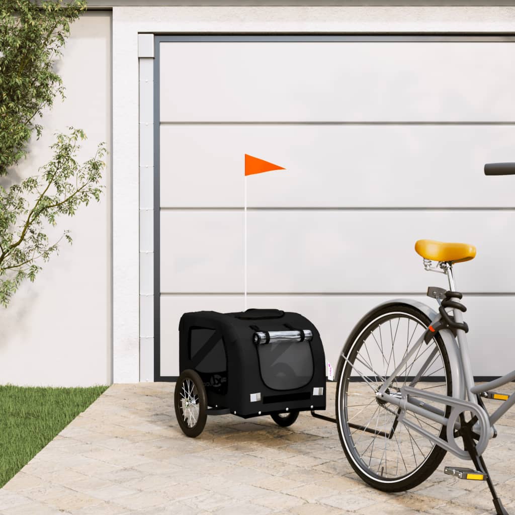 Remorque De Vélo Pour Animaux De Compagnie Et Noir