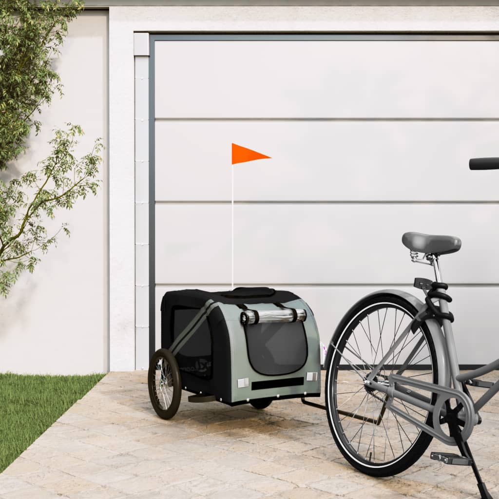 Remorque De Vélo Pour Animaux De Compagnie Et Noir