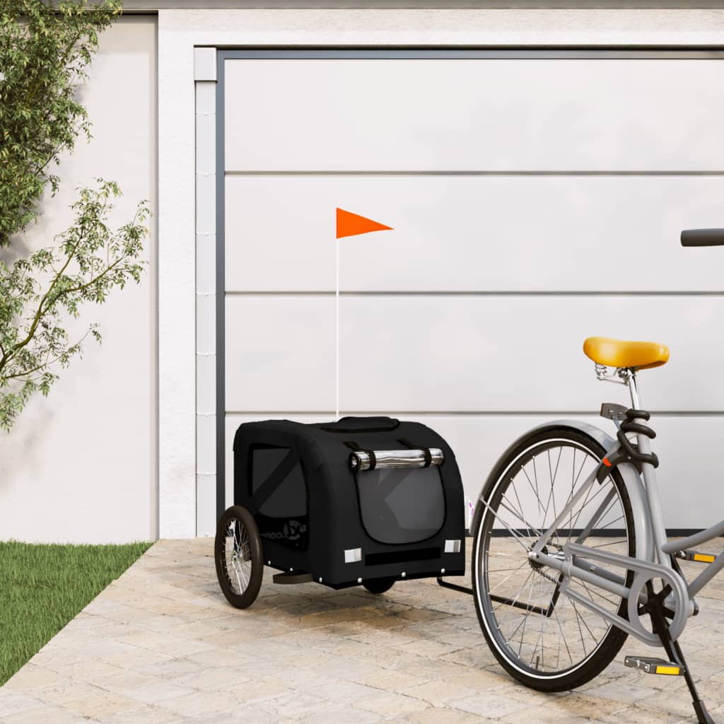 Remorque De Vélo Pour Animaux De Compagnie Et Noir