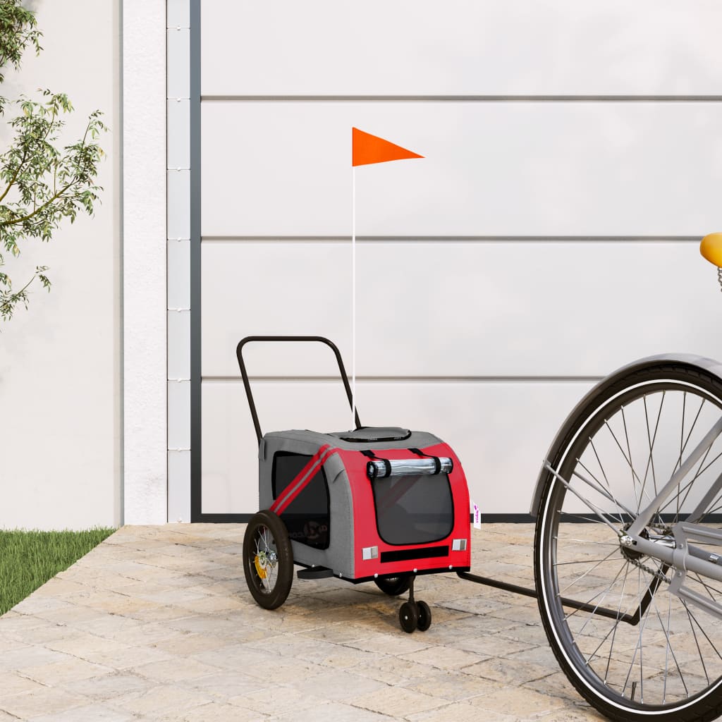 Remorque De Vélo Pour Animaux De Compagnie Et Noir