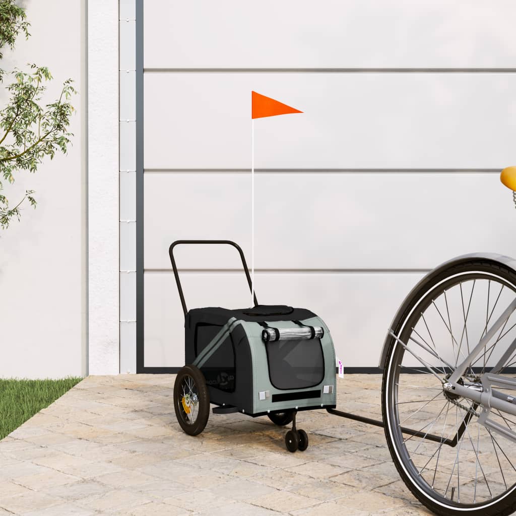 Remorque De Vélo Pour Animaux De Compagnie Et Noir