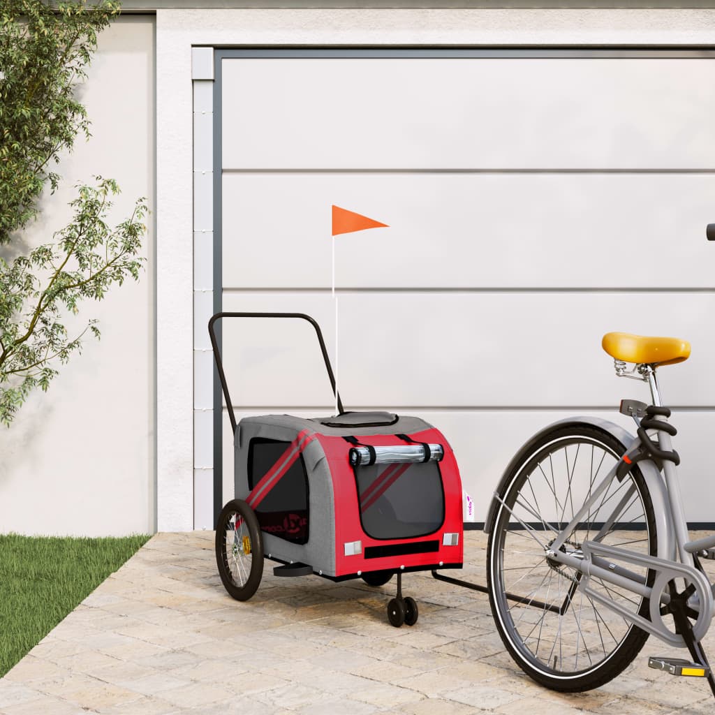 Remorque De Vélo Pour Animaux De Compagnie Et Noir