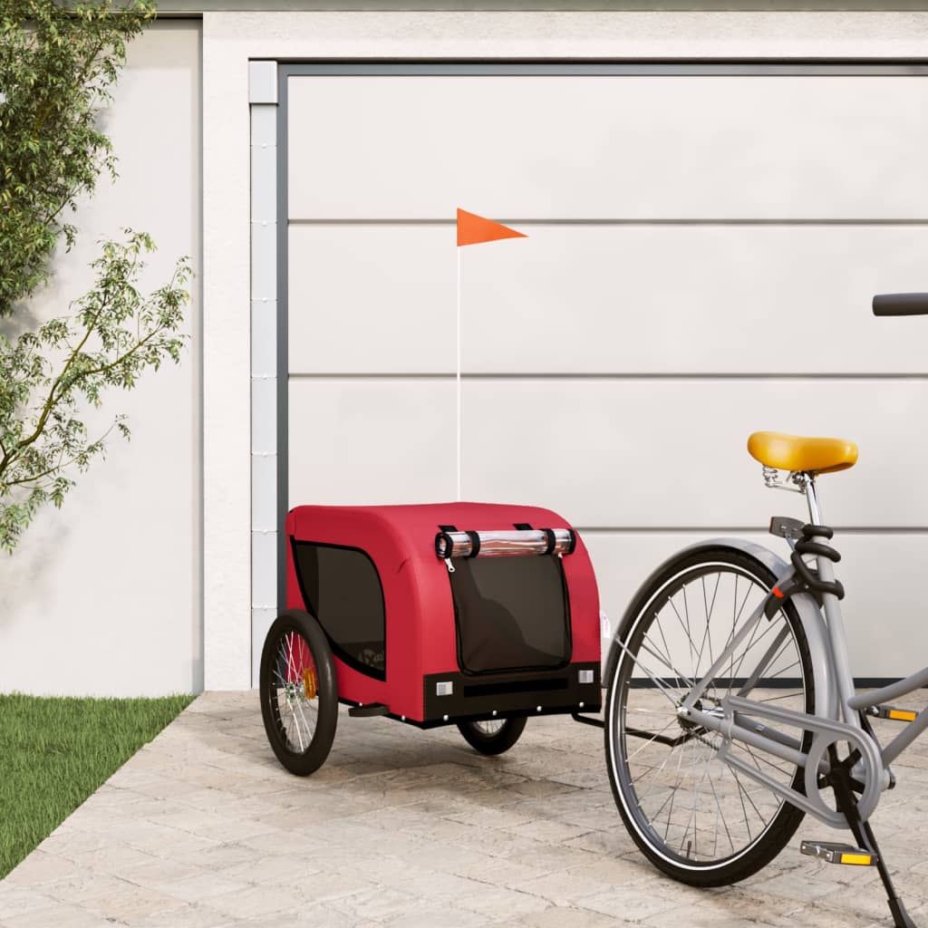 Remorque De Vélo Pour Animaux De Compagnie Et Noir
