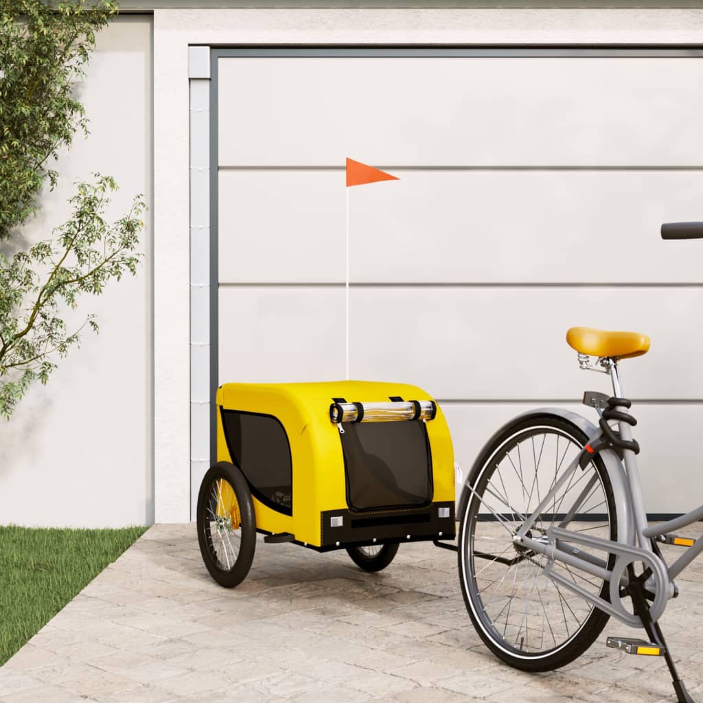 Remorque De Vélo Pour Animaux De Compagnie Et Noir