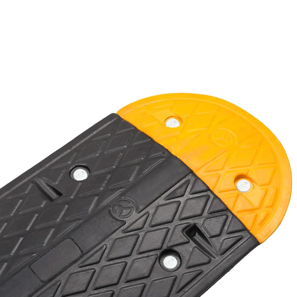 Ralentisseur Jaune Et Noir 517X32,5X4 Cm Caoutchouc