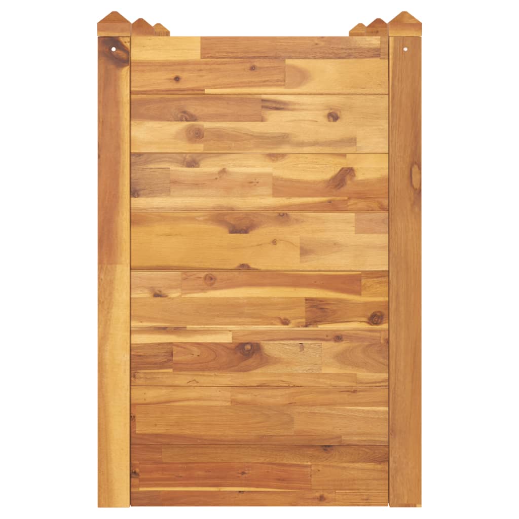 Lit Surélevé De Jardin 160X60X84 Cm Bois Massif D'acacia