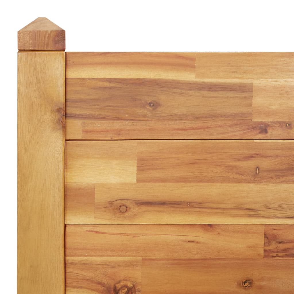 Lit Surélevé De Jardin 160X60X84 Cm Bois Massif D'acacia