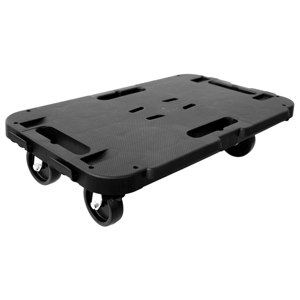 Chariots De Transport 5 Pcs Noir Polypropylène 300 Kg