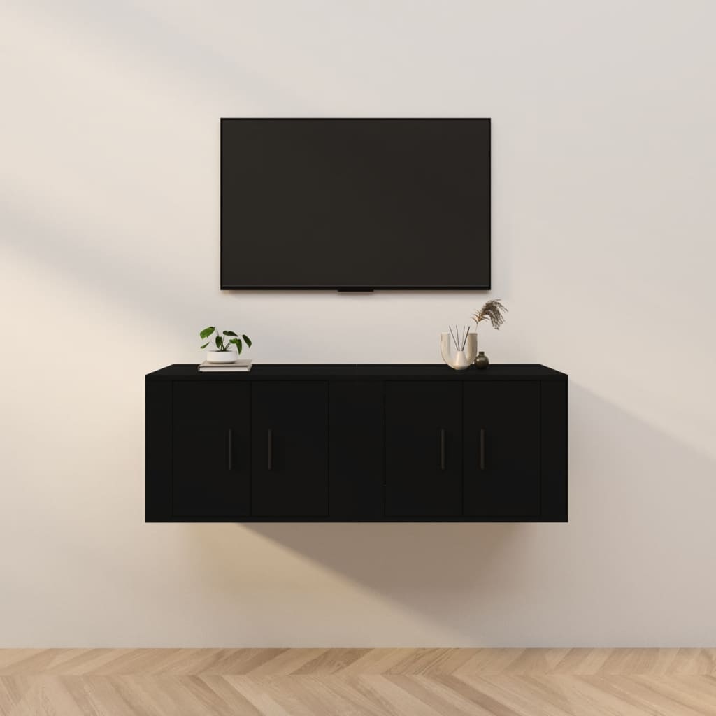 Meubles Tv Muraux 2 Pcs 100X34,5X40 Cm