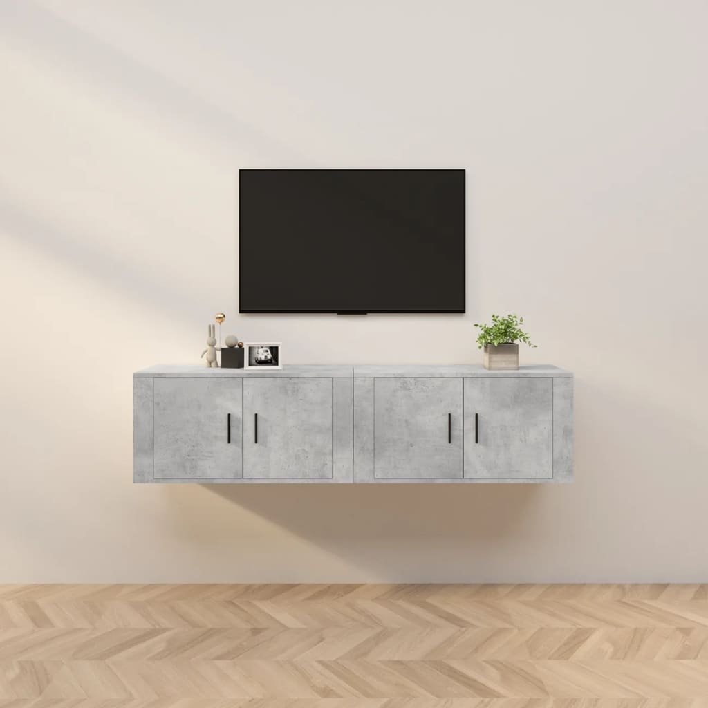 Meubles Tv Muraux 2 Pcs 100X34,5X40 Cm