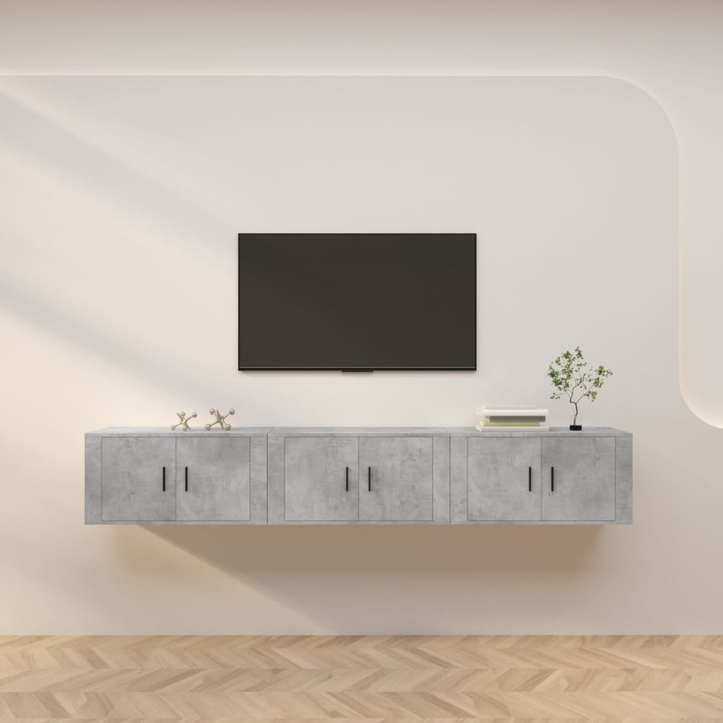 Meubles Tv Muraux 2 Pcs 100X34,5X40 Cm