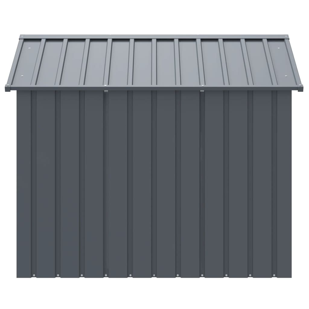 Niche Pour Chien Avec Toit Anthracite Acier Galvanisé