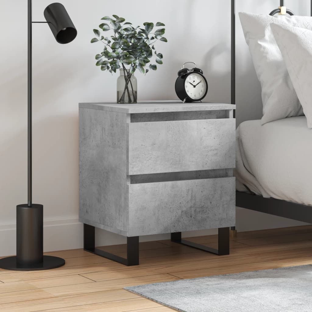Cabinet De Chevet 2 Pc 40 X 35 X 50 Cm