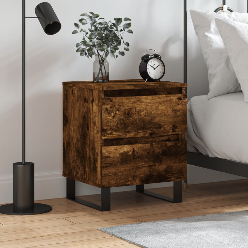 Cabinet De Chevet 2 Pc 40 X 35 X 50 Cm
