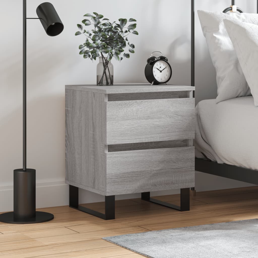 Cabinet De Chevet 2 Pc 40 X 35 X 50 Cm