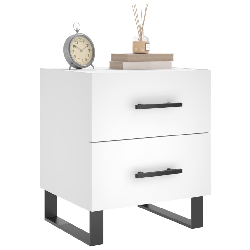 Tables De Chevet 2 Pcs 40X35X47,5 Cm Bois D’ingénierie