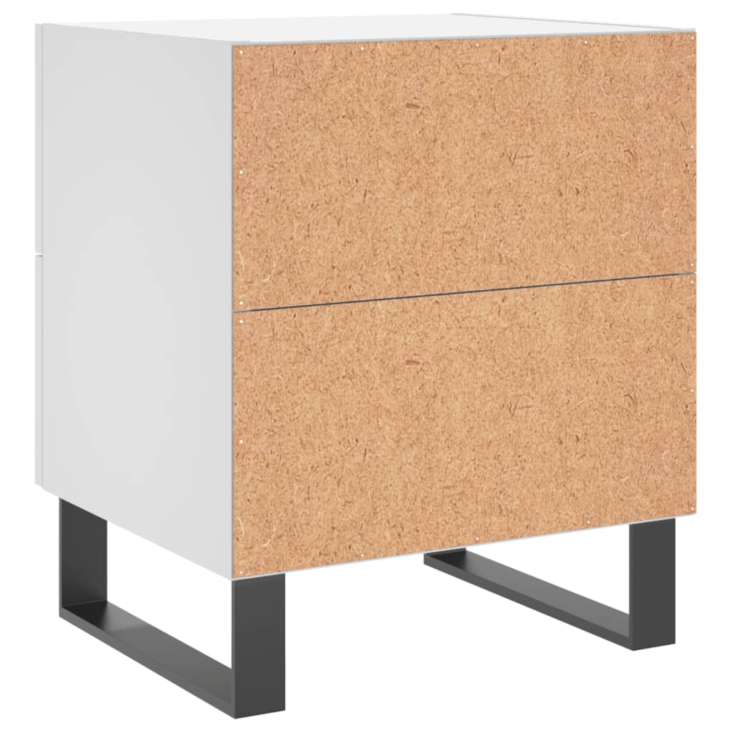 Tables De Chevet 2 Pcs 40X35X47,5 Cm Bois D’ingénierie