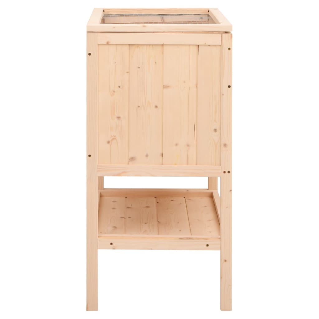 Cage Pour Hamster 55X40X80 Cm Bois Massif Sapin