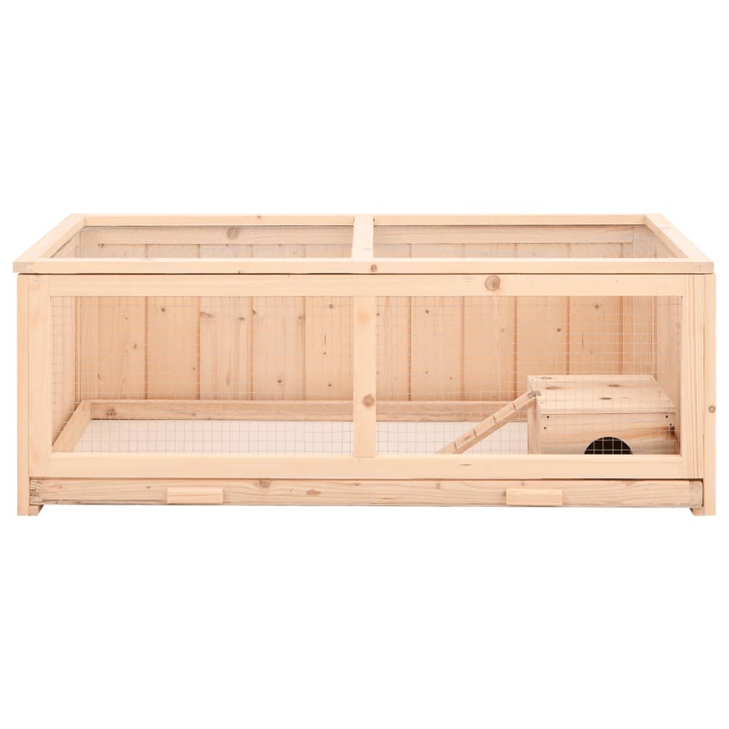 Cage À Hamster 104X52X38 Cm Bois Massif De Sapin
