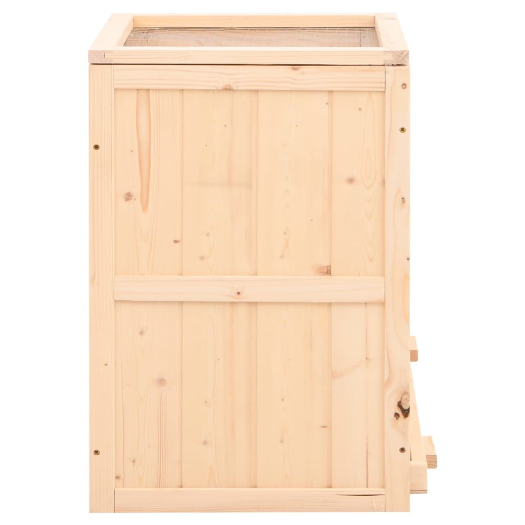 Cage À Hamster 81X40X60 Cm Bois Massif De Sapin