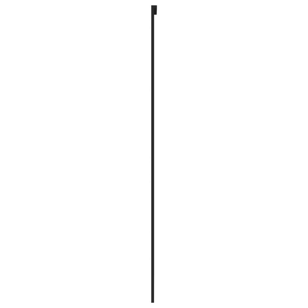 Porte Coulissante Verre Trempé Aluminium Noir