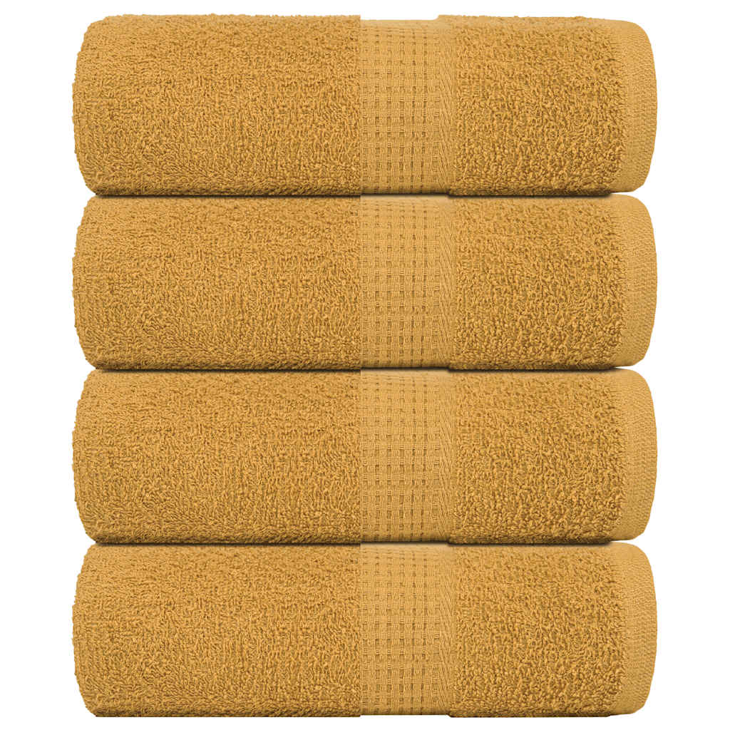 Serviettes De Bain Frogn 4Pcs Vert Pomme 100X150Cm 360 G/M²