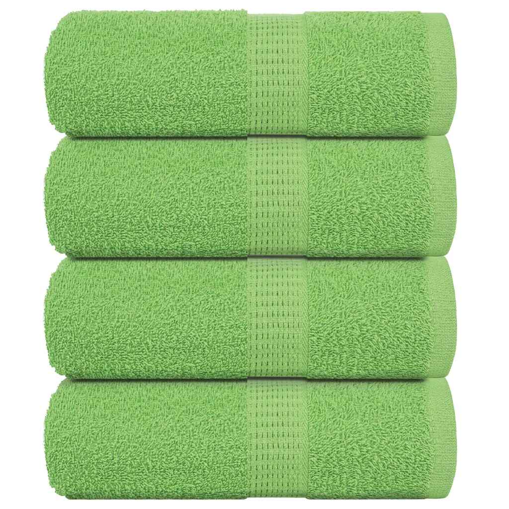 Serviettes De Bain Frogn 4Pcs Vert Pomme 100X150Cm 360 G/M²